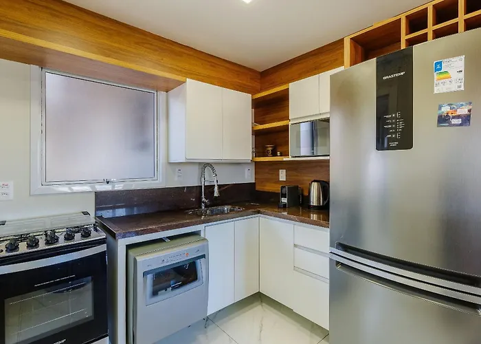 Apto 1 Dorm., Amplo E Todo Equipado, Perto Do Parcão Porto Alegre