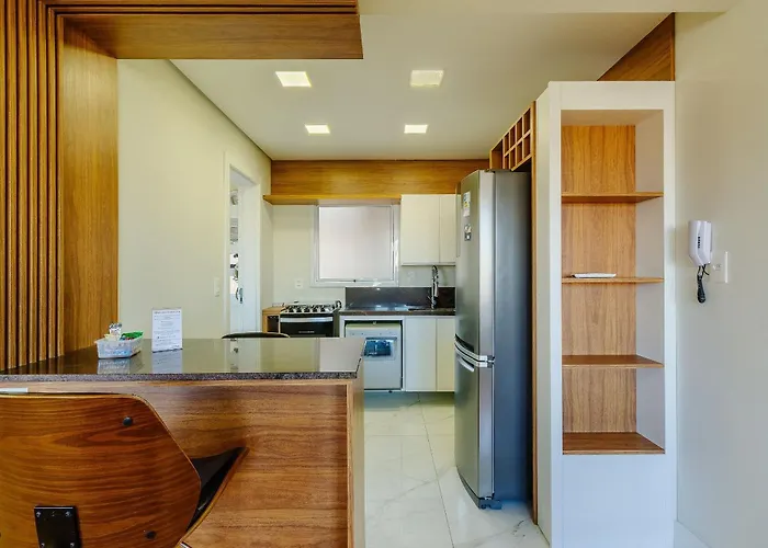 Apto 1 Dorm., Amplo E Todo Equipado, Perto Do Parcão Apartamento *